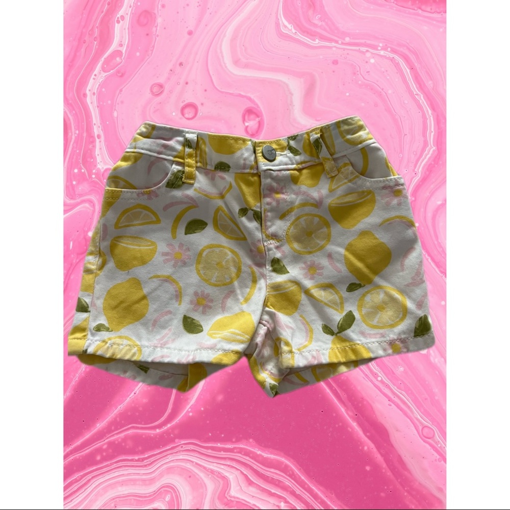 Lemon toddler jean shorts